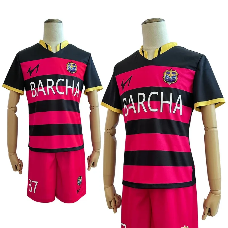 

HOLOUN Blue Lock Anime FC Barcha Bachira Otoya Lavinho Cosplay Costume Wig Embroidery Football Uniform Halloween 3PCS Set