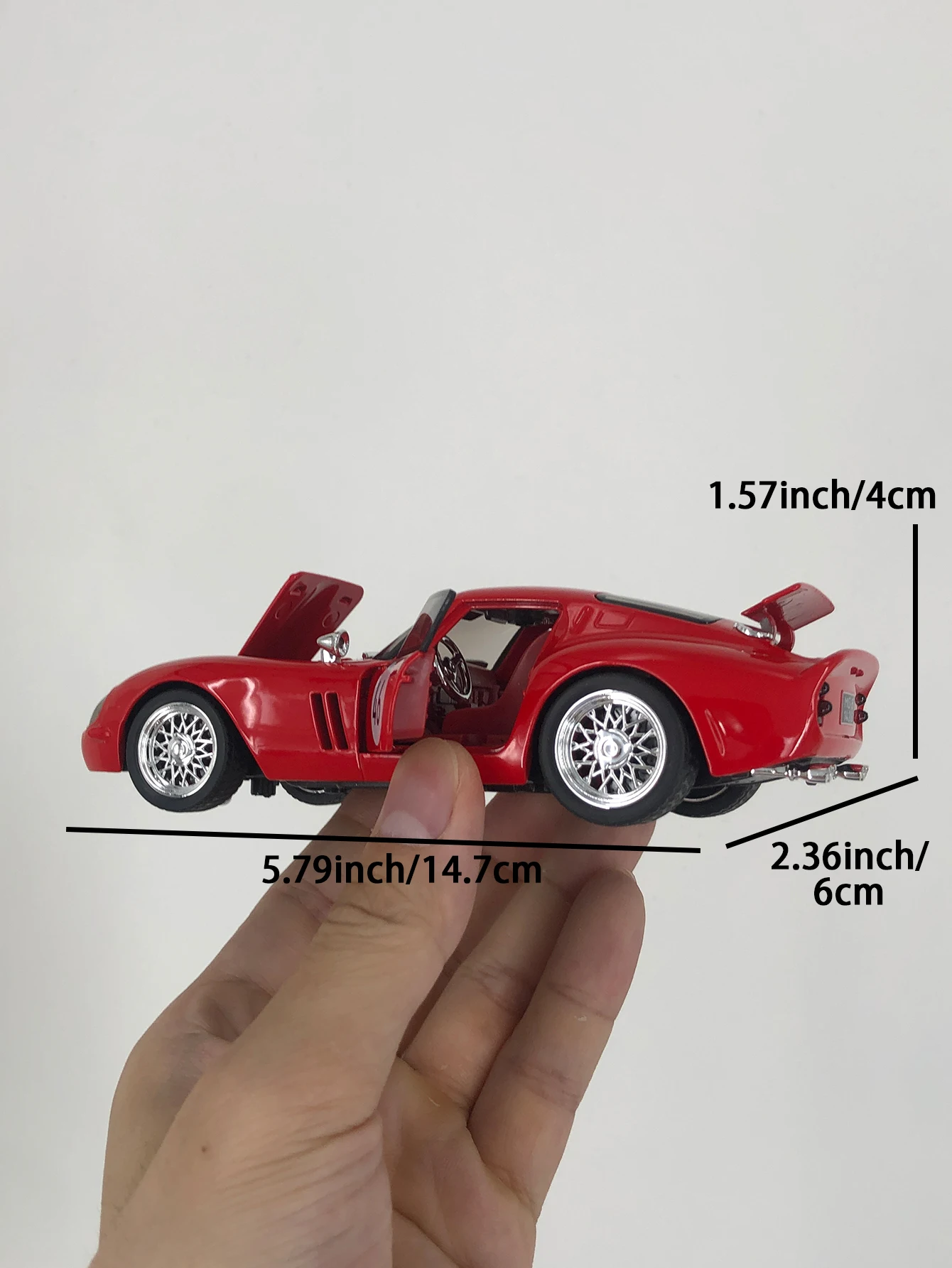 1:32 имитация модели 250GT из цинкового сплава, статическое украшение, металлический коллекционный подарочный автомобиль