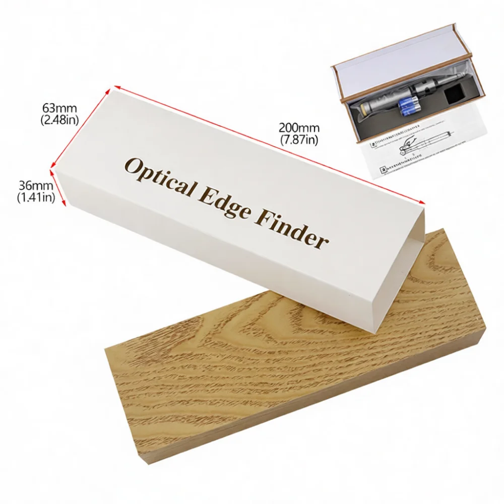 Non Magnetic Photoelectric Centering Tool For QST EXPRESS CNC Edge Finder High Precision Sound Light Alert Accessory