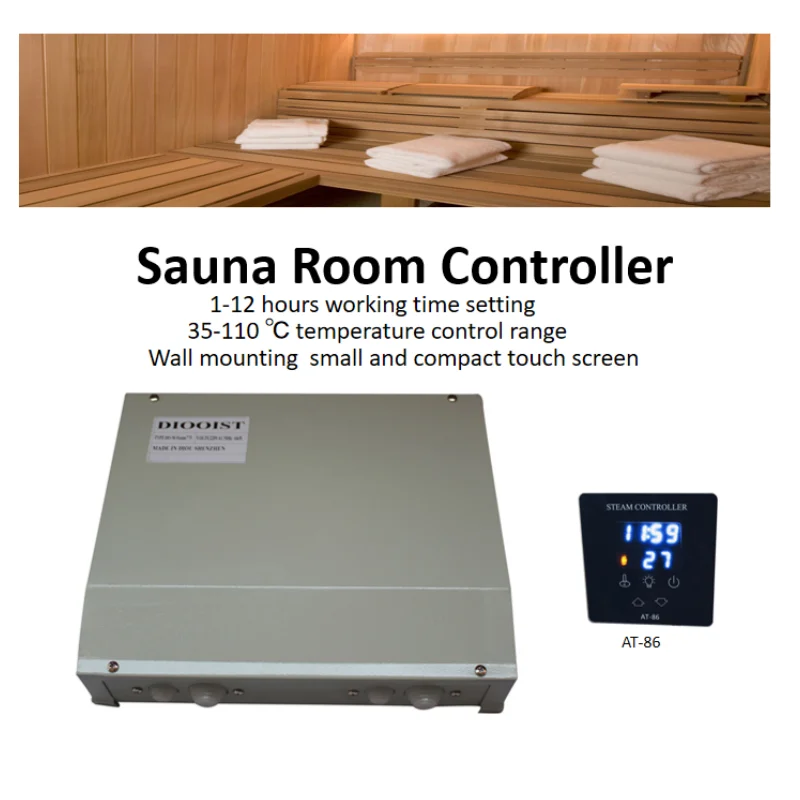 

Sauna Heater Digital Temperature Sauna Controller Diooist 1~12 Hours Temperature 35~105 High Quality