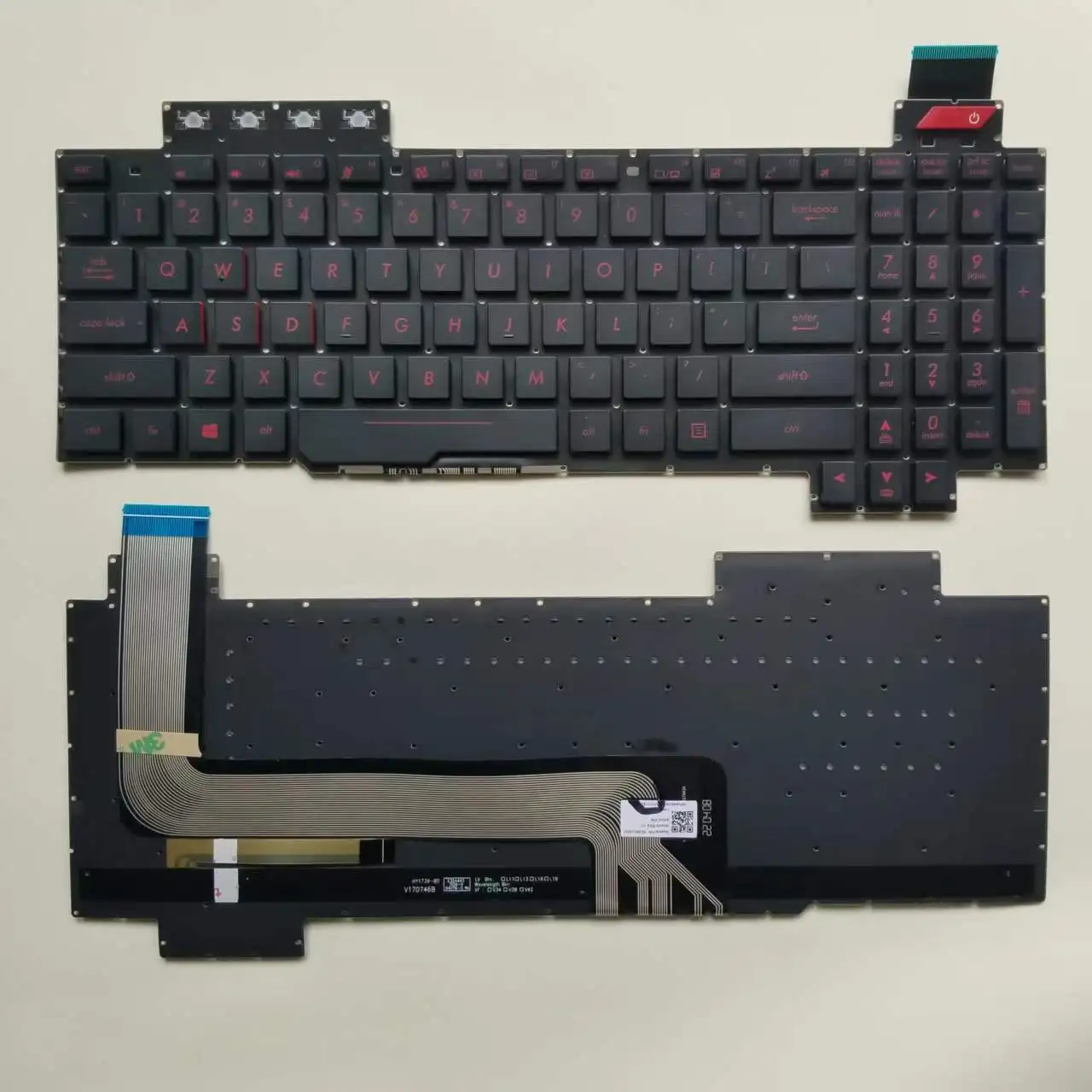 New US/Thai/Russian Keyboard For ASUS ROG FX503 FX503V FX503VM FX503VD FX63 FX63V FX63VD ZX63V With Backlit TI RU Клавиатура 