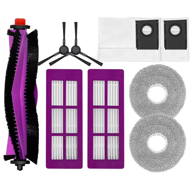 X17A 2025 NEW-Vacuum Cleaner Parts Main Side Brush Hepa Filter Mop Dust Bag Robot Vacuum Cleaner Accessorie Spare Part