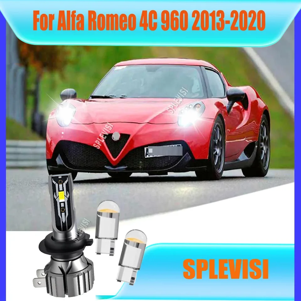 LED H7 477 White Headlight Bulb - Energy-Efficient and High-Performance For Alfa Romeo 4C 960 2013 2014 2015 2016 2017 2018-2020
