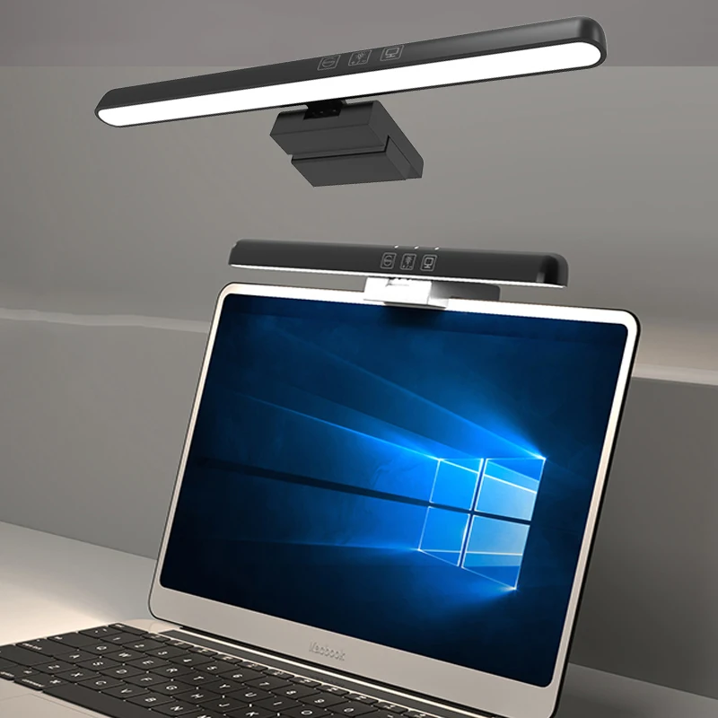 Computer Monitor Screen Hanging Light LED Timed Learning Eye Protection Light Work Reminder Reading Light 3-color Night Lighting