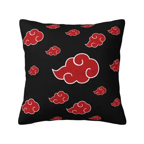 Akatsuki Universale Japan Anime Fodera per cuscino Federa quadrata Fodera per cuscino in poliestere per divano letto auto Divano 18x18 pollici