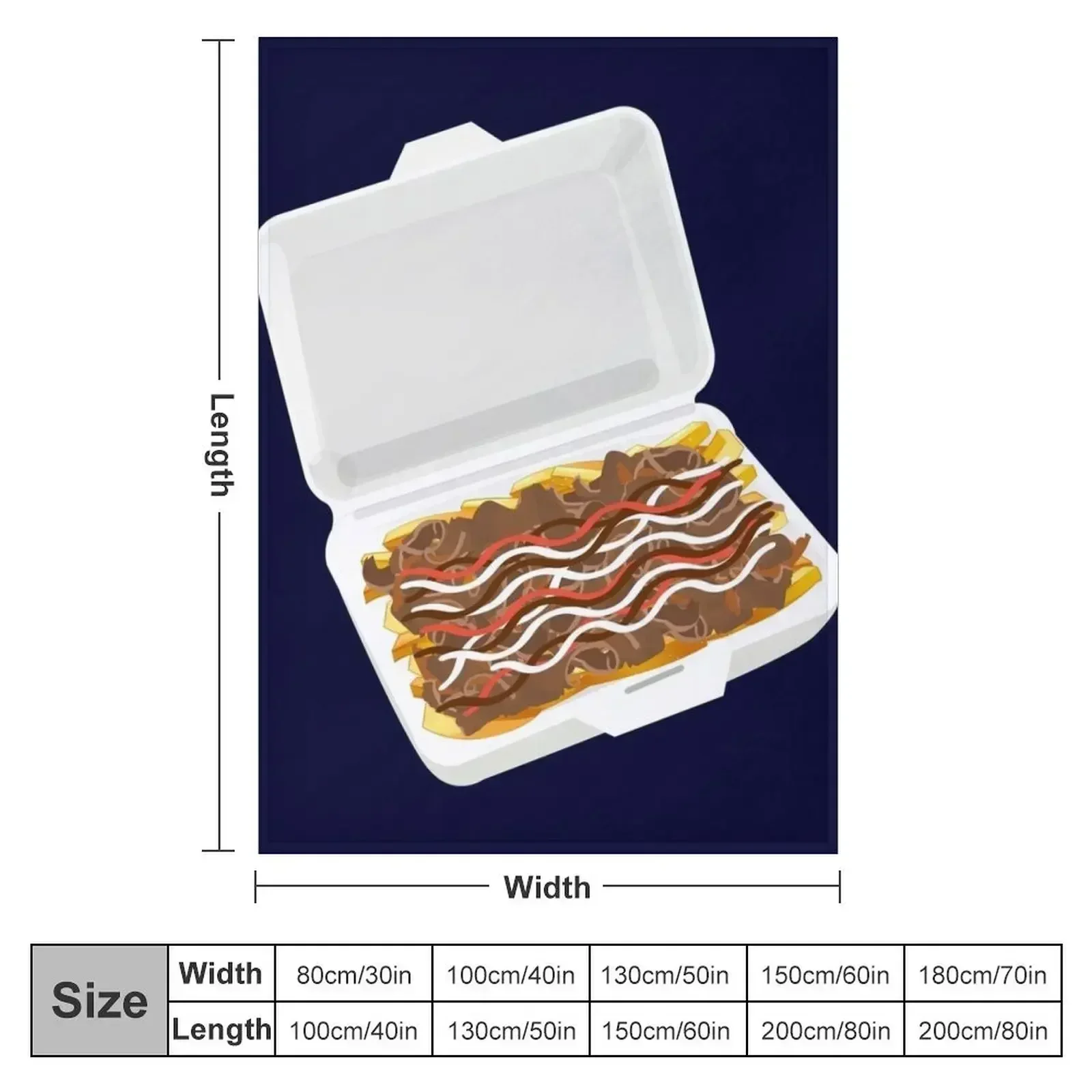 Halal Snack Pack (HSP) Throw Blanket couch cozy soft plush fuzzy picnic outdoor blanket