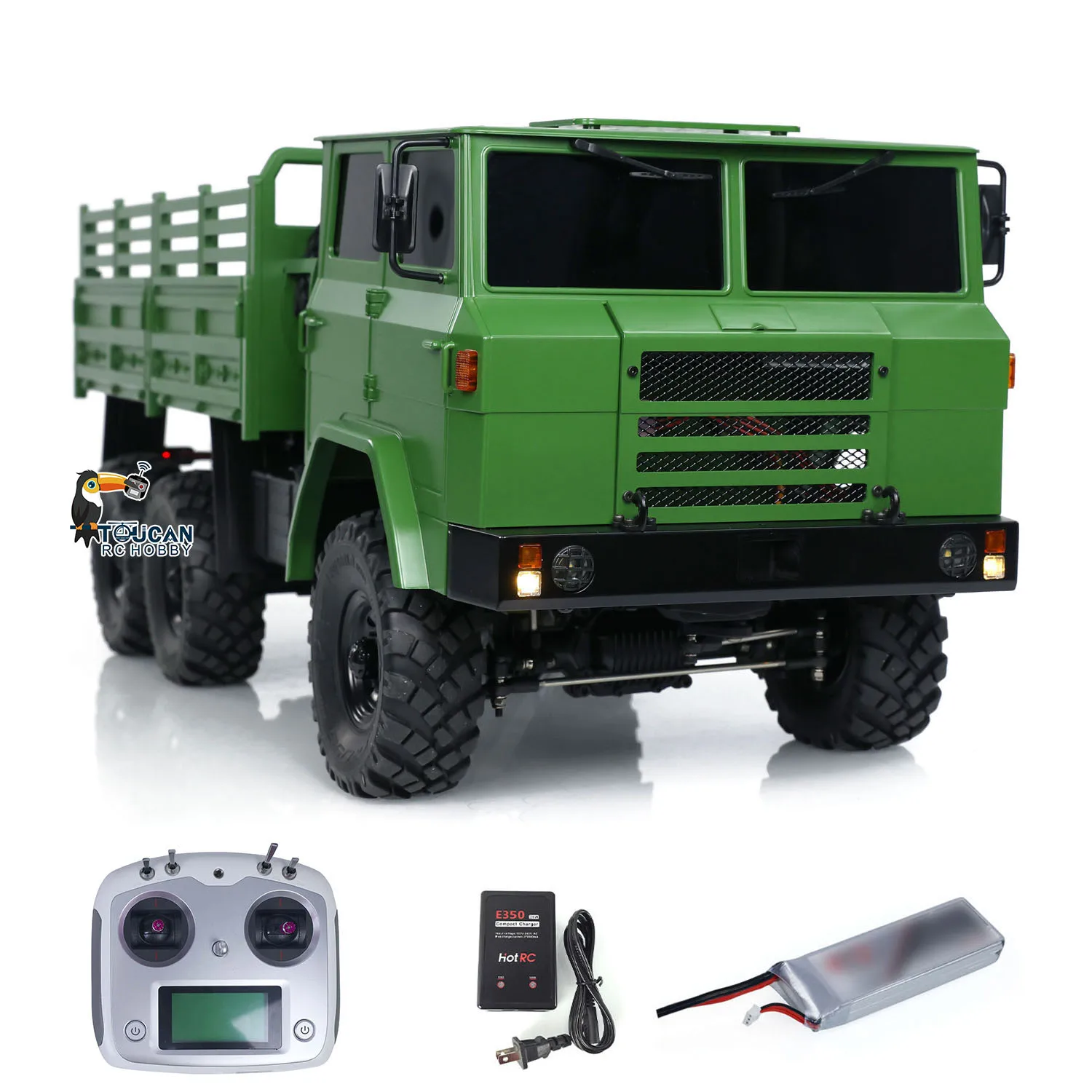 Toy CROSSRC 1/12 XC6 RTR Military Truck RC Crawler Car 6WD Sound Smoke DIY TOUCAN Ready to Run Painted Finished for Boy THZH1979