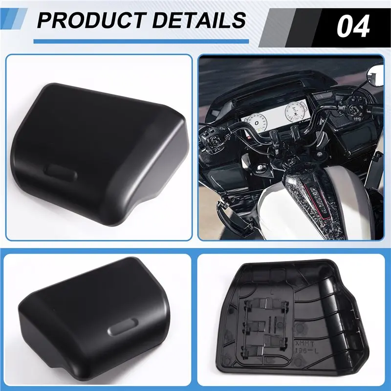 A99F-For Harley CVO Road Glide FLTRX FLTRXSE FLTRXSE 2023-2025 1 Pair Motorcycle Inner Fairing Glove Box Cover Door Trim Lids