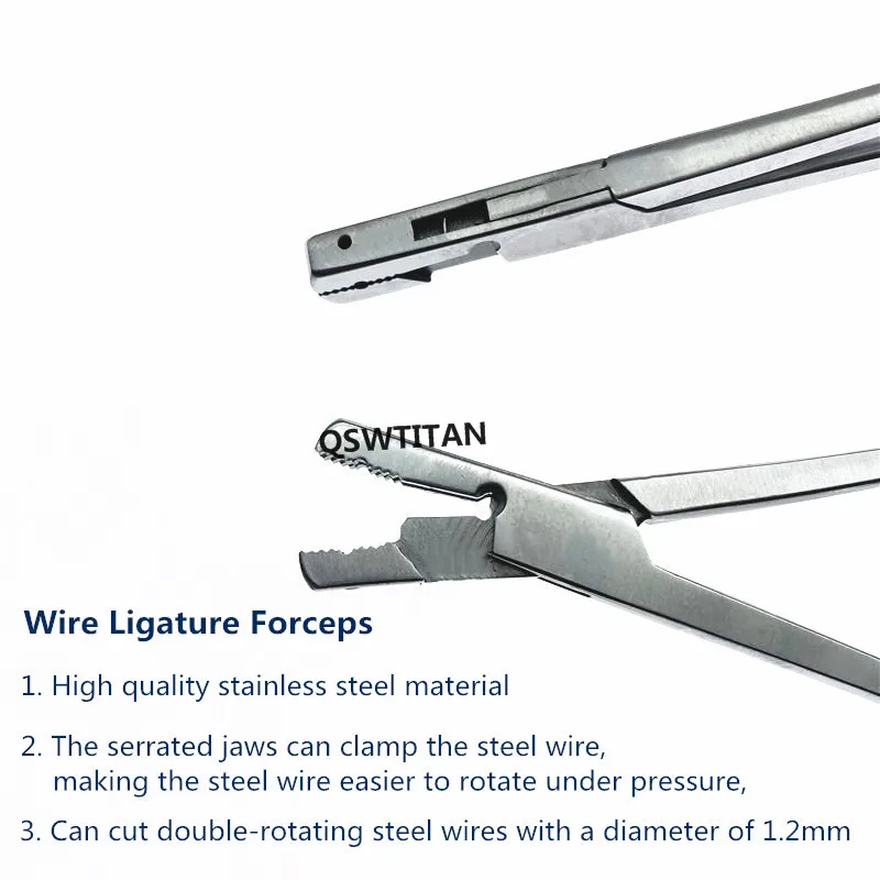 Wire Twister Wire Ligature Forceps Bone Cerclage Wire Cutter Veterinary Orthopedic Pet Surgical Instrument