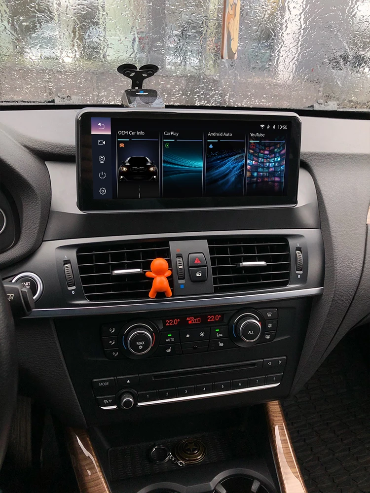 10,25 inch draadloze CarPlay Android Auto multimediaspeler voor BMW X3 F25 X4 F26 2011-2017 CIC NBT met YouTube GPS stereo autoradio - afbeelding 2