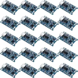 10pcs 5V 1A 18650 Lithium Battery Charging Board TP4056 Lithium Charging Mini/Micro USB Type C Charge Module With Protect