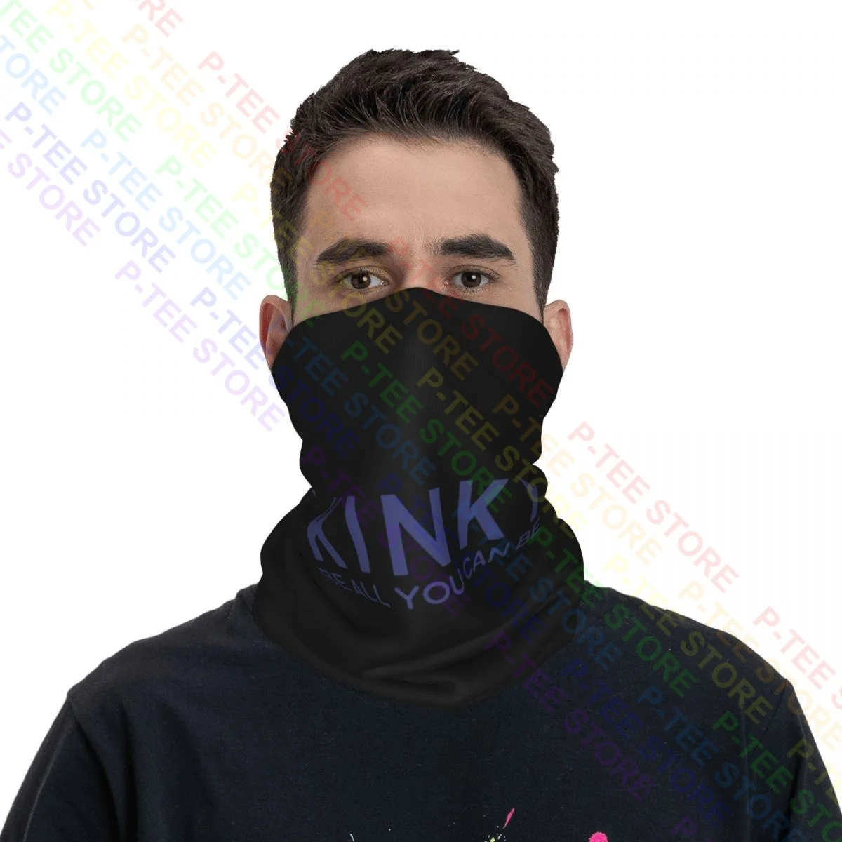 Kinky Eminem Hip Hop cuello polaina Bandana bufanda máscara facial Unisex impresión alta elástica