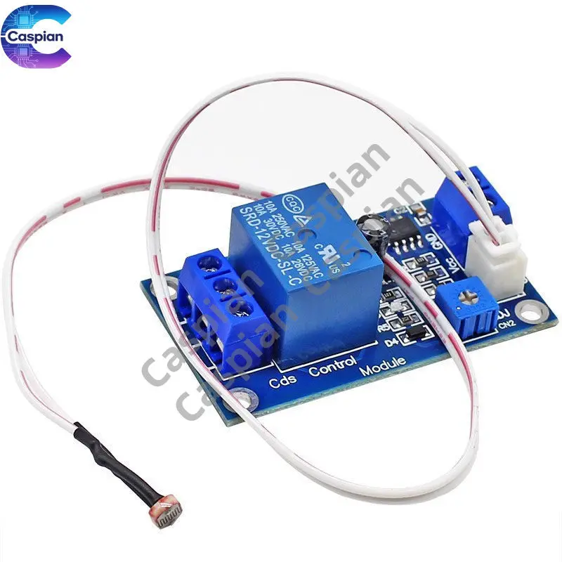 

100% New originalSmart Light Control Relay 5V 12V 24V Photosensitive Switch Module with PhotoresistorIC chip In Stock