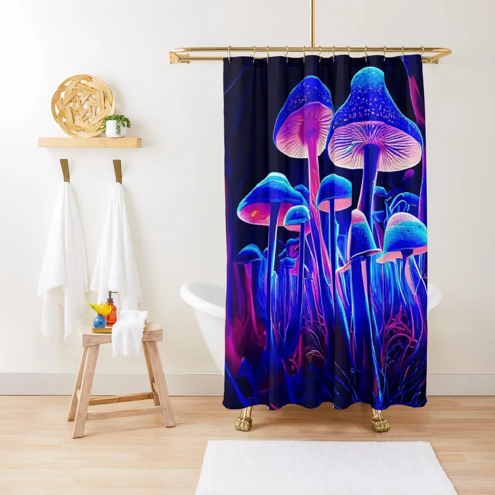 

Enchanted Fungi Shower Curtain For Bathrooms Waterproof Shower Shower Sets For Bathroom Waterproof Fabric Bathroom Curtain