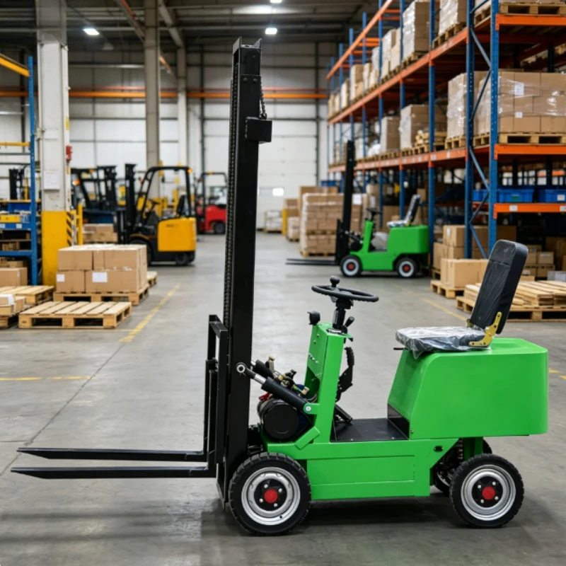 Customized Electric Forklift Raised 3 Meters 500kg 1000kg 2 Tons Warehouse Handling Loading Mini Forklift Electric