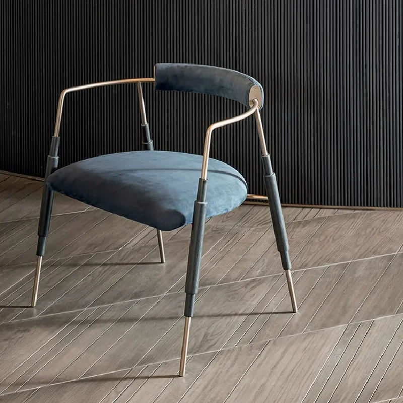 

Guchi Italian minimalist home minimalist postmodern designer with armrests, casual luxury study, office dining chairs