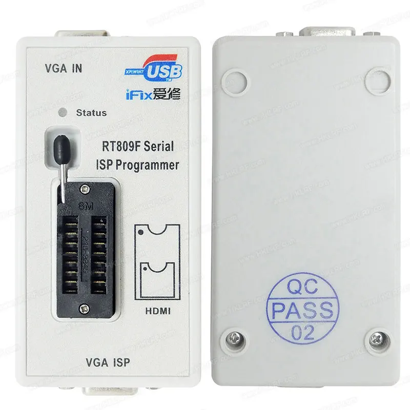 100% New RT809F Serial ISP Programmer with 16 Adapter Kits