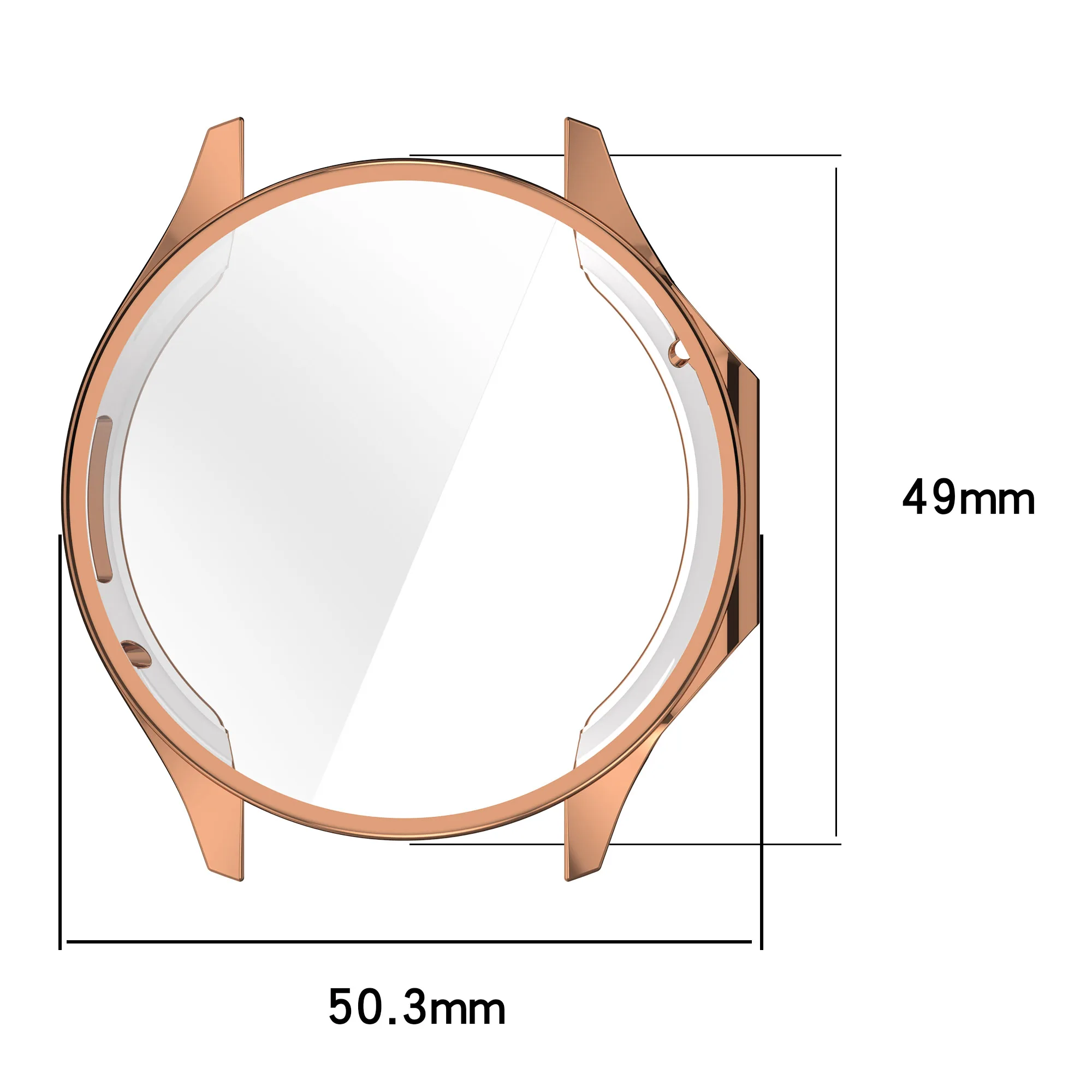 TPU Screen Protector Case Cover for Oneplus Watch 3/OPPO Watch X2 Shell Full Coverage Plating Protection Cases Accessories view 2