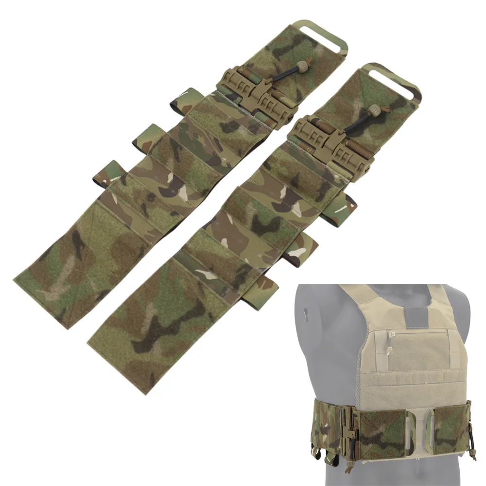 VULPO Tactical Vest Release Buckle Set  LV119 FCSK Elastic Cummerbund Waist Cover FCPC Vest Plate Carrier Accessories