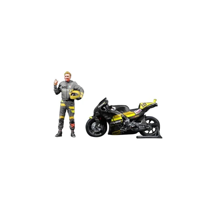 1:64 Ducati MOTOGP Race No. 10 Latte Doll Set Resin Model