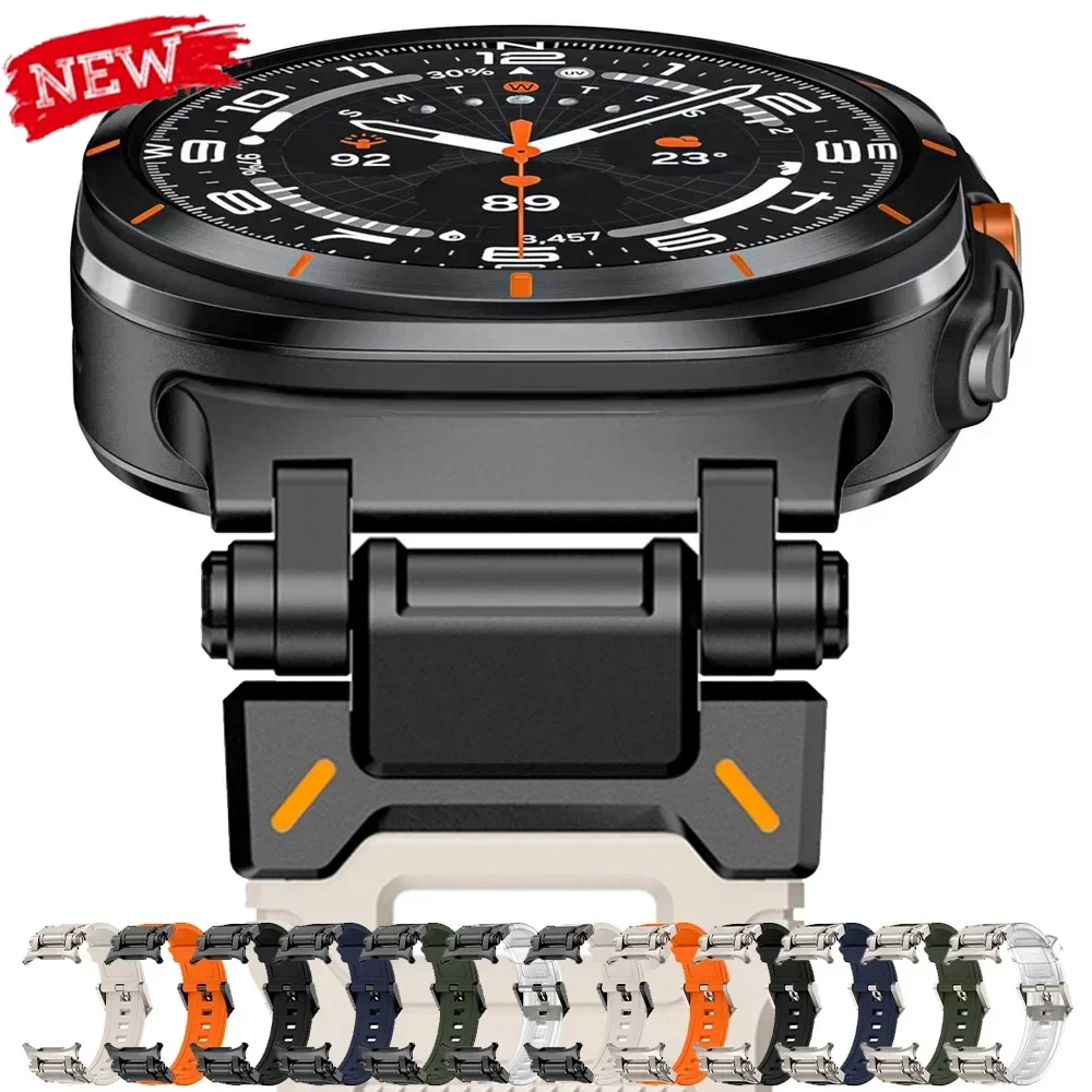 TPU-Armband für Samsung Galaxy Watch Ultra2 47mm Silikonband Ohne Lücken Armband für Galaxy Watch Ultra 47mm 2026 Sportarmband