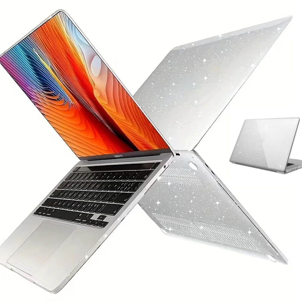 For Apple Macbook Air 13.3 Pro 13.3 A1932 A2179 15.3 A2941 A3114 A1706 A1708 A1989 A2159 A2251 A2289 Glitter Laptop Case