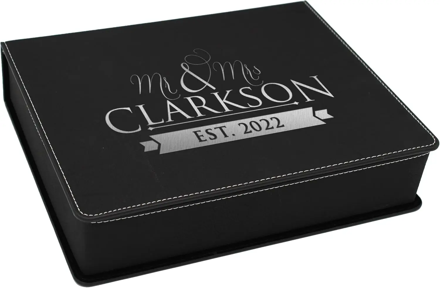 Custom Engraved 5 Piece Wine Tool Opener Accessories Box Set - Customized Wine Lovers For Anniversary, Weddings, And More (Bla