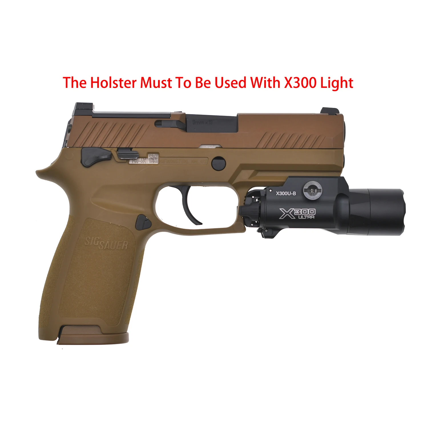 Sig P320 M17 M18 Uesd With X300 X300U Light Safety Block Quickly Release  Holster Multi-angle  Carrier
