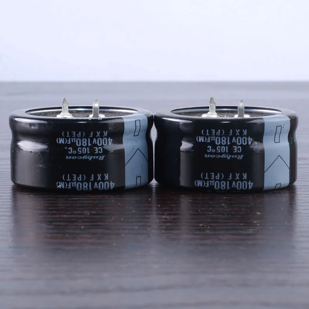 2pcs RUBYCON KXF 180mfd 400V 180UF electrolytic Capacitor 105℃ 35X20mm