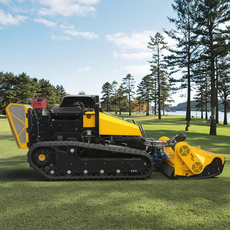 CE EPA Euro 5 Crawler Remote Mower  All-Terrain Remote Mower Robot Remote Control Robotic Lawn Mower Grass Trimmer
