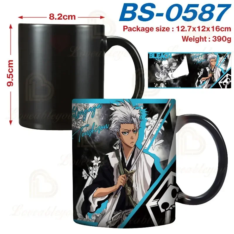 Magic Sensitive Mug Bleach Kurosaki Ichigo Color Change Ceramic Cup Heat Temperature Changing Coffee Mug Tea Cup Gift