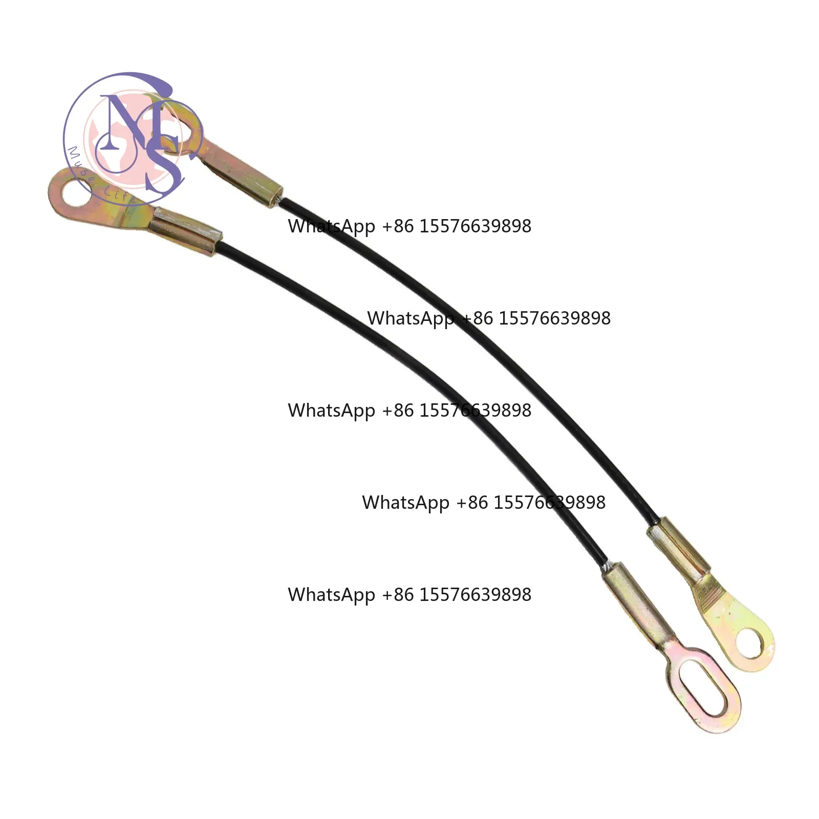 2Pcs Tailgate Support Cables UH70-65-760#, Pickup Boot Strap Replacement Spare Part