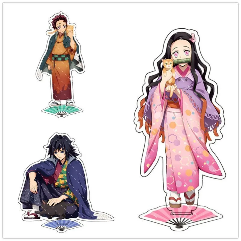 

New Demon Slayer Acrylic Stand Figure Tomioka Giyuu Kamado Nezuko Anime Peripheral Exquisite Cute Versatile Desktop Decoration