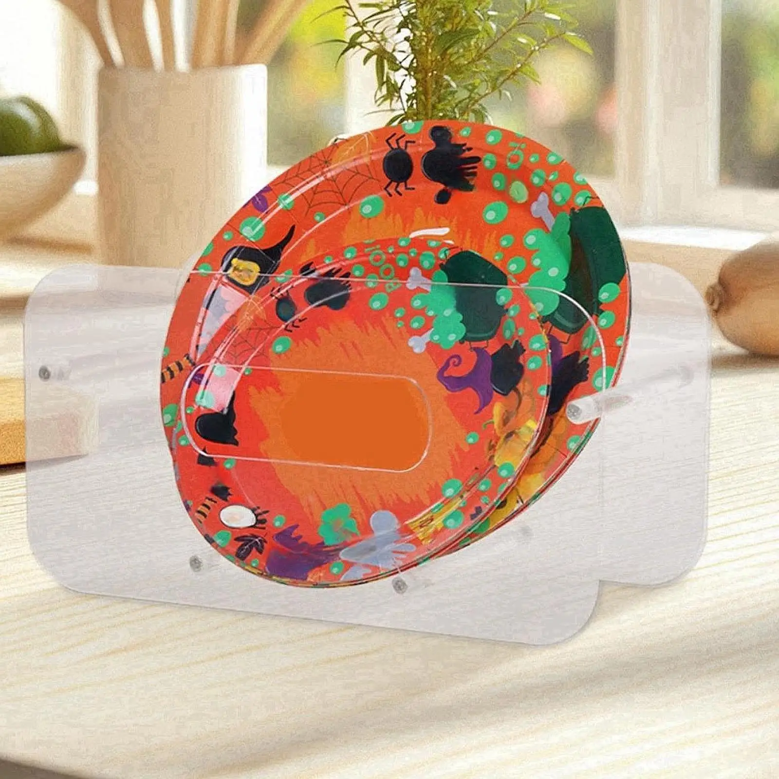 

Держатель тарелки, диспенсер, стойка для посуды для столешницы для пикника, ресторана