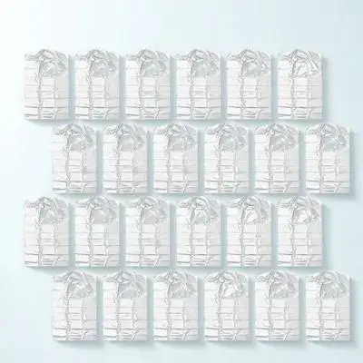 

30pcs Dust Proof Garment Covers Transparent Pp Material For Kids Coats Storage Dry Cleaning Supplies Waterproof Clothes Covers