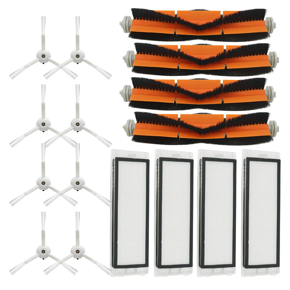 แปรงหลักตัวกรอง HEPA สำหรับหุ่นยนต์ Xiaomi Mi 2 roborock S50 S51 T4 P5 T6 T7 Pro ชิ้นส่วนเครื่องดูดฝุ่น SDJQR01RR SDJQR02RR