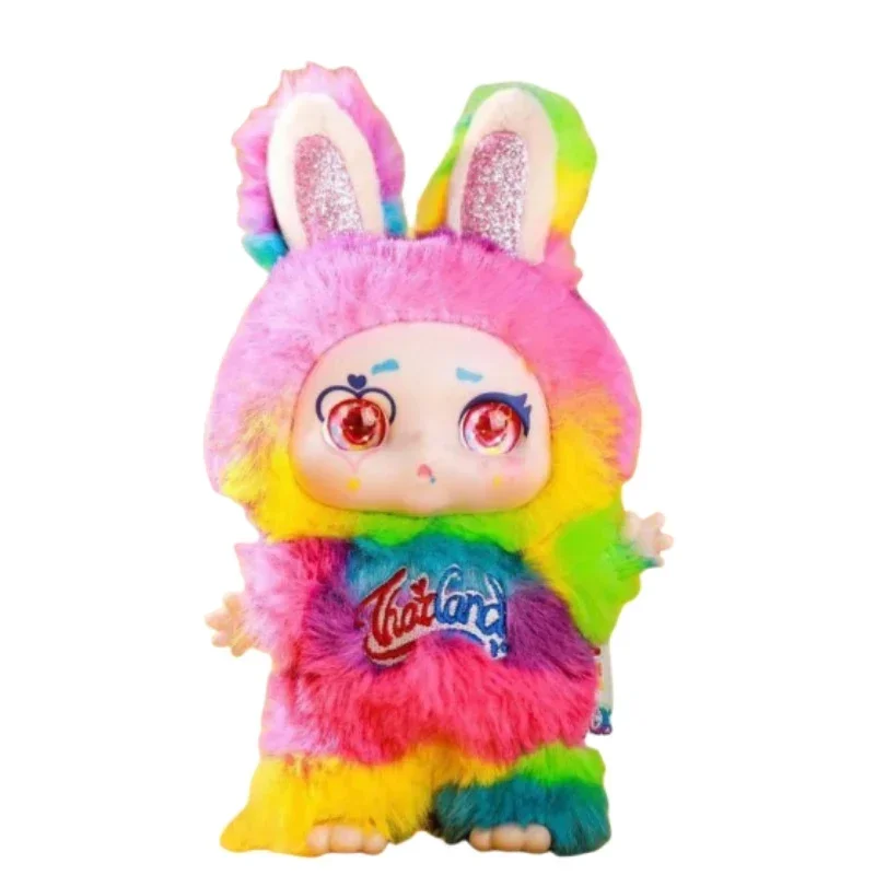 Nowa limitowana oryginalna winylowa figurka Mimon Rainbow Elevator Cute Doll Collection Decoration Bag Pendant Toy Surprised Gifts