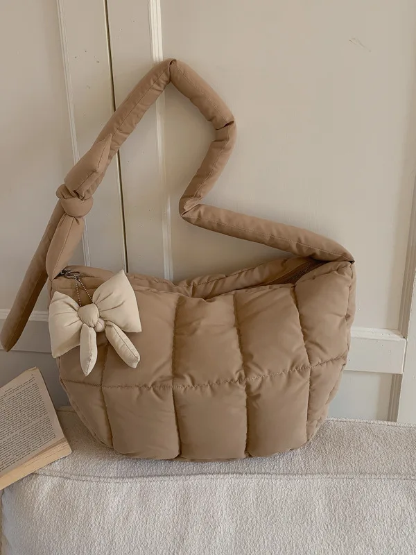 

Новая сумка для пельменей с облаком, легкая повседневная дорожная сумка через плечо, женская сумка через плечо, сумка для отдыха с напуском Sensation