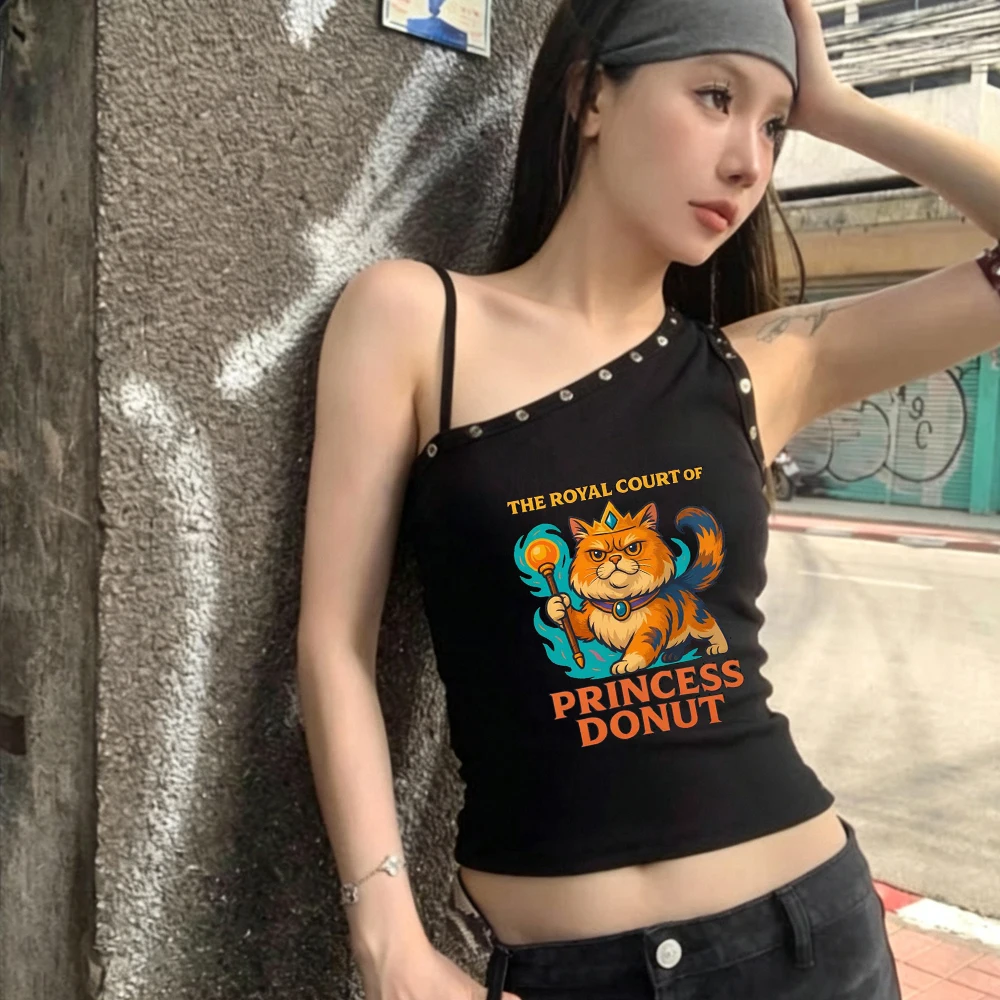 Dungeon Crawler Carl cropped top female 2000s jojifuku streetwear anime graphic shirt goth clearance sales 2000s harajuku summer