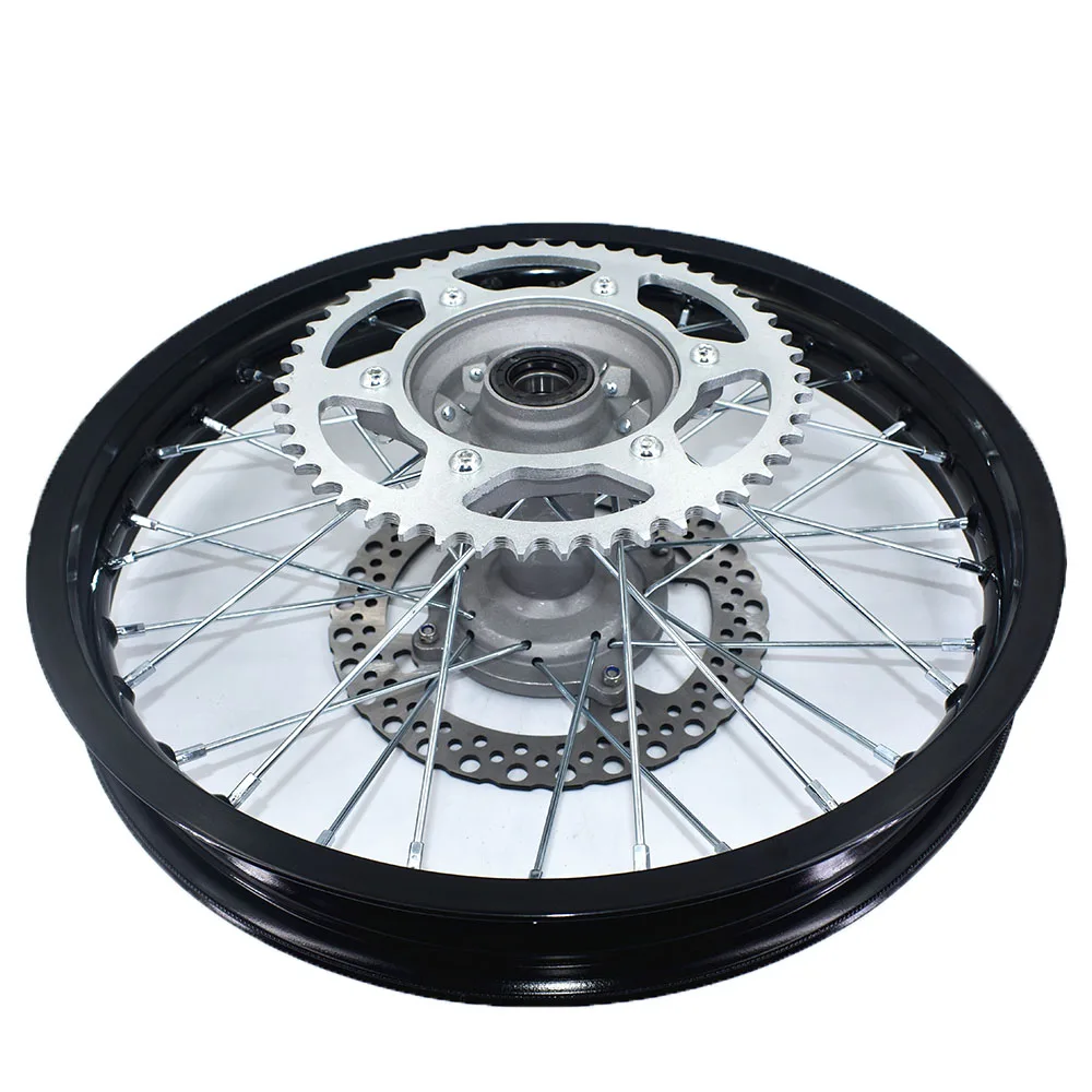 Motorcycle 2.15-18 inch Rear Rims Aluminum Alloy Wheel Rims with Sprocket brake disc For CRF250R/X CRF450R/X Motorcycle Bike