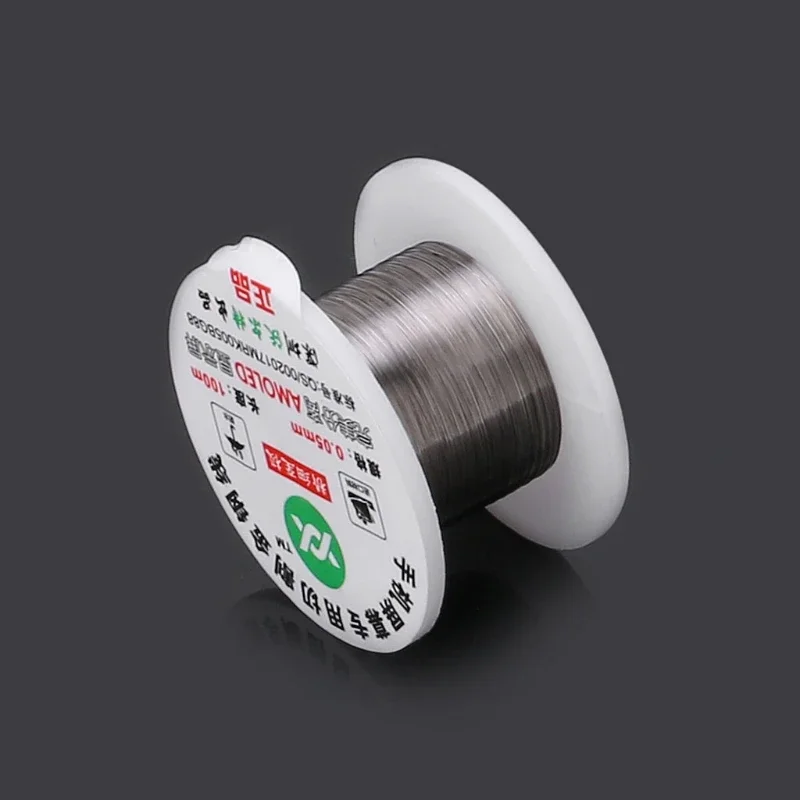 High Tenacity Molybdenum Cutting Wire Gold Metal Wire Cutting Line LCD Display Screen Separator 0.05/0.06/0.08/0.1mm