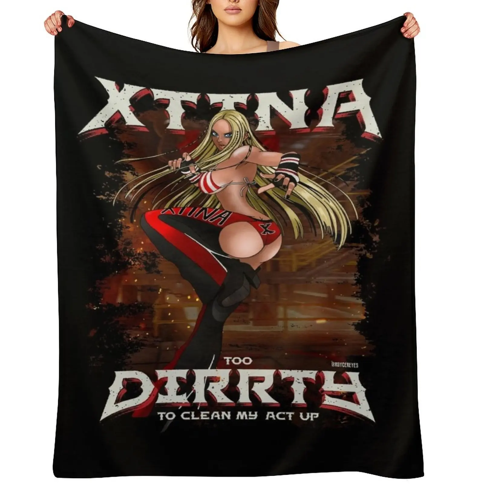 dirty Throw Blanket anime Polar Decorative Throw sofa bed decorative Sleeping Bag Blankets
