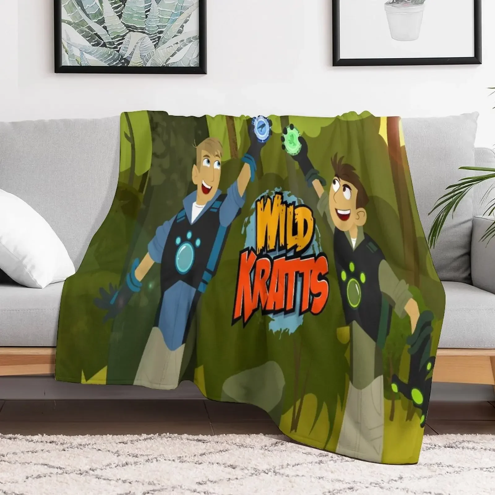 

Wild Kratts gift for fans wild kratts costumes Throw Blanket For Sofa Thin Soft Plush Plaid Blankets