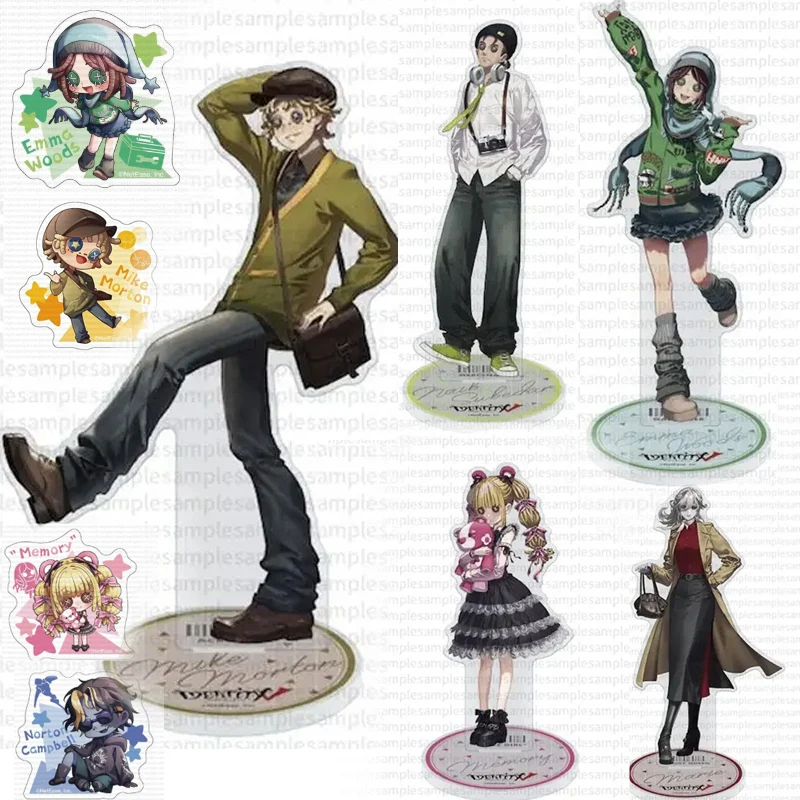 Anime Identity Ⅴ Acrylic Stand Nate‌ Emma Norton Lucy‌ Gardener Fools Gold Stand Model Cosplay Props Collection Desktop Decor