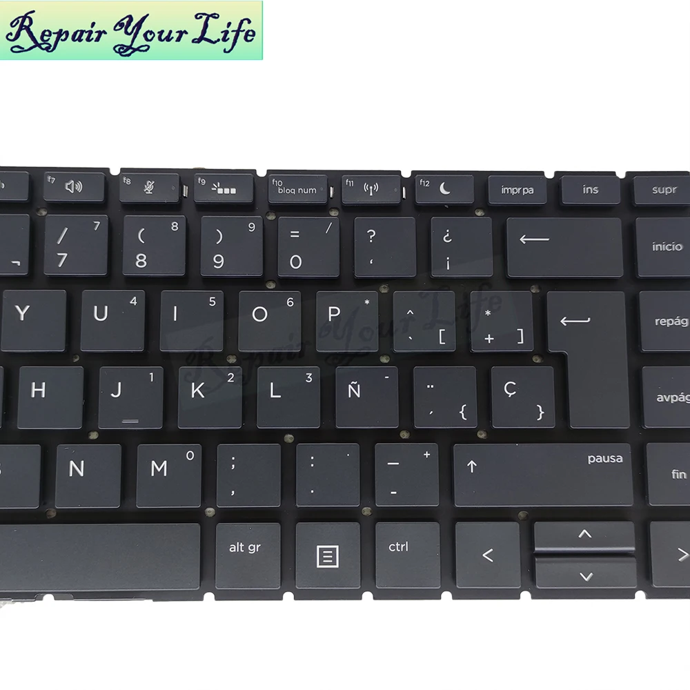 New US Spanish Backlit Keyboard for HP ProBook 440 G6 445 445R G6 HSN-Q15C HSN-Q21C HSN-Q24C L38138-D61 Latin SP LA Keyboards