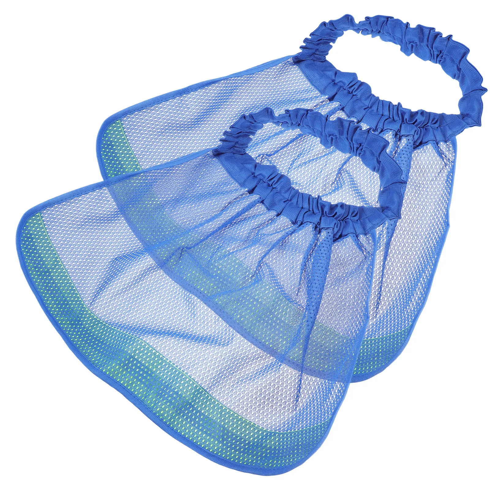 

2 шт. Защитный эластичный козырек для шеи, светоотражающий, для строительных работ, от солнца, дышащий, аксессуар для защиты на открытом воздухе