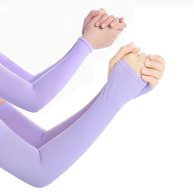 Unisex Ice Silk Cycling Sleeve Summer Uv Arm Sleeves Man Oddychający rękaw przeciwsłoneczny Outdoor Sun UV Protection Sportowe ocieplacze na ręce