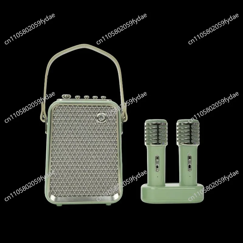 Powerful Sound with Karaoke Microphone Voice Change Mode-HQ Portable Bluetooth Speaker 50W