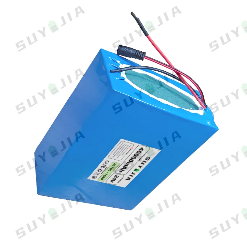 24V 40Ah Li-Ion Battery Pack 7S8P 21700 Battery High Capacity  with BMS for Electric Vehicles Scooters DIY Projects