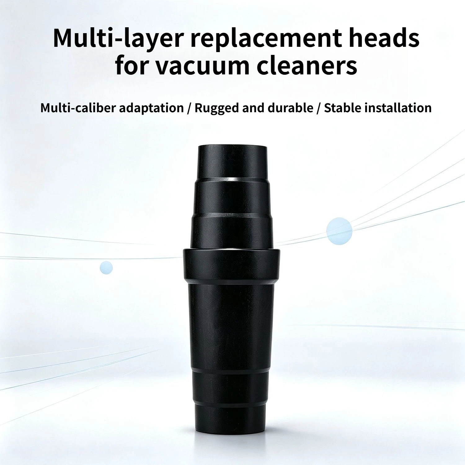 Universal Adapter for Household Vacuum Cleaner Accessories, Multi-layer Adapter, Multi-functional Conversion Hose Connector